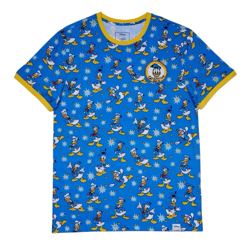 NEW Loungefly Disney Donald Duck 90th Birthday Quacketeer Adult Unisex Small